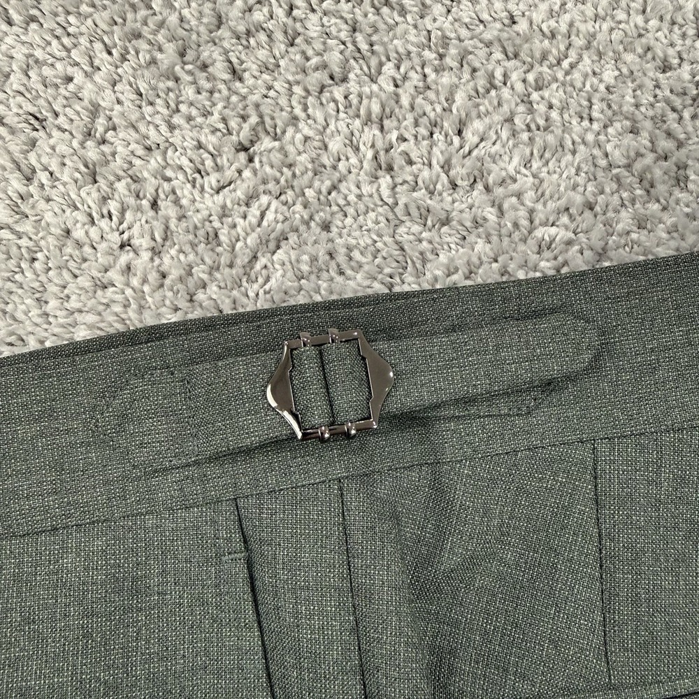 Men's Dress Pants in Dark Gray - Classic Tailored Fit - Picture 9 of 11